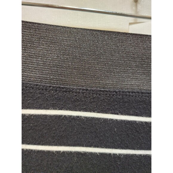 Old Navy Womens Black Medium Maxi Skirt Classic Striped High Waist Stretchy Fall - Picture 7 of 16